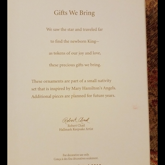 Hallmark Gifts We Bring Mary's Angels - Picture 2 of 16